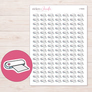 I-15242 planner sticker sheet with enlarged sticker detail