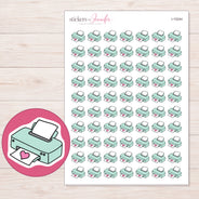 I-15244 planner sticker sheet with enlarged sticker detail