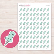 I-15245 planner sticker sheet with enlarged sticker detail