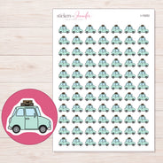 I-15253 planner sticker sheet with enlarged sticker detail