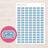 I-15255 planner sticker sheet with enlarged sticker detail