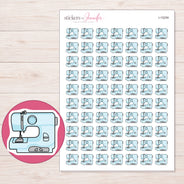 I-15259 planner sticker sheet with enlarged sticker detail