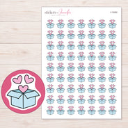 I-15260 planner sticker sheet with enlarged sticker detail