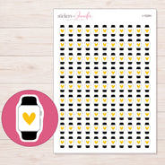 I-15264 planner sticker sheet with enlarged sticker detail