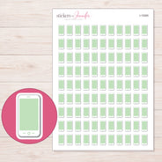 I-15265 planner sticker sheet with enlarged sticker detail
