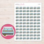 I-15270 planner sticker sheet with enlarged sticker detail