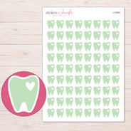 I-15282 planner sticker sheet with enlarged sticker detail