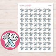 I-15288 planner sticker sheet with enlarged sticker detail
