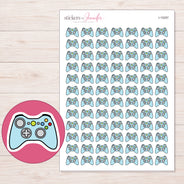 I-15297 planner sticker sheet with enlarged sticker detail