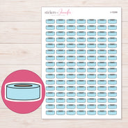 I-15299 planner sticker sheet with enlarged sticker detail