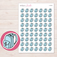 I-15318 planner sticker sheet with enlarged sticker detail