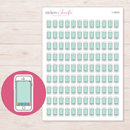 I-15319 planner sticker sheet with enlarged sticker detail