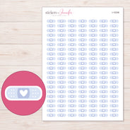 I-15338 planner sticker sheet with enlarged sticker detail