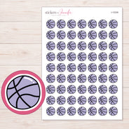 I-15339 planner sticker sheet with enlarged sticker detail