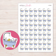 I-15340 planner sticker sheet with enlarged sticker detail