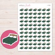 I-15342 planner sticker sheet with enlarged sticker detail
