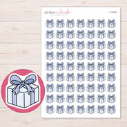 I-15348 planner sticker sheet with enlarged sticker detail