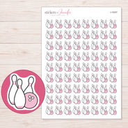 I-15357 planner sticker sheet with enlarged sticker detail