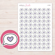 I-15359 planner sticker sheet with enlarged sticker detail