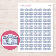 I-15363 planner sticker sheet with enlarged sticker detail