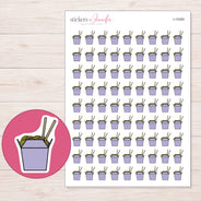 I-15369 planner sticker sheet with enlarged sticker detail