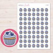 I-15387 planner sticker sheet with enlarged sticker detail