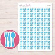 I-15389 planner sticker sheet with enlarged sticker detail