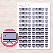 I-15392 planner sticker sheet with enlarged sticker detail
