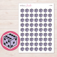 I-15394 planner sticker sheet with enlarged sticker detail