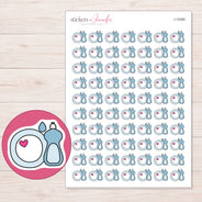 I-15395 planner sticker sheet with enlarged sticker detail