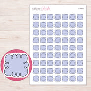 I-15403 planner sticker sheet with enlarged sticker detail