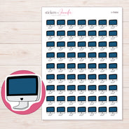 I-15404 planner sticker sheet with enlarged sticker detail