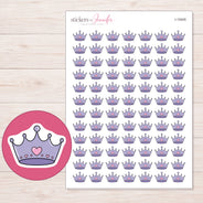I-15405 planner sticker sheet with enlarged sticker detail
