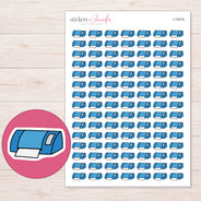 I-15416 planner sticker sheet with enlarged sticker detail