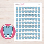 I-15417 planner sticker sheet with enlarged sticker detail