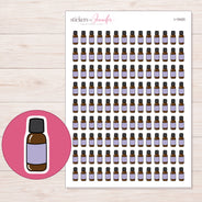 I-15420 planner sticker sheet with enlarged sticker detail