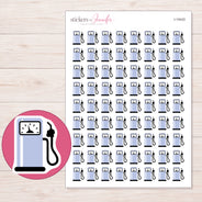 I-15433 planner sticker sheet with enlarged sticker detail