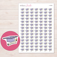 I-15436 planner sticker sheet with enlarged sticker detail