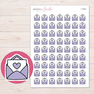 I-15442 planner sticker sheet with enlarged sticker detail