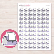 I-15456 planner sticker sheet with enlarged sticker detail