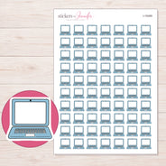 I-15459 planner sticker sheet with enlarged sticker detail