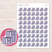 I-15467 planner sticker sheet with enlarged sticker detail