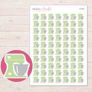 I-15472 planner sticker sheet with enlarged sticker detail