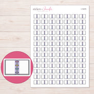 I-15479 planner sticker sheet with enlarged sticker detail