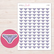 I-15480 planner sticker sheet with enlarged sticker detail