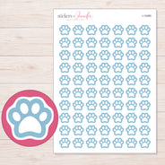 I-15485 planner sticker sheet with enlarged sticker detail