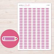 I-15486 planner sticker sheet with enlarged sticker detail