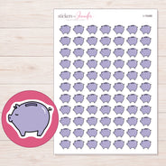 I-15488 planner sticker sheet with enlarged sticker detail