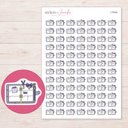 I-15494 planner sticker sheet with enlarged sticker detail
