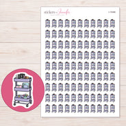 I-15496 planner sticker sheet with enlarged sticker detail